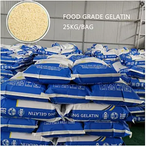 Wholesale Halal Edible Gelatin Powder From Bovine Skin for Gummies 120-240 Bloom